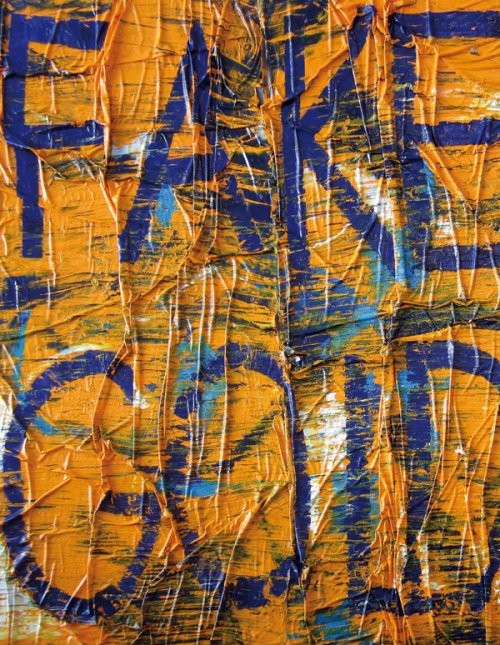 FAKE GOLD III, OIL PAINT SKIN ON CANVAS, 2011, 87” X 74” X 3 1/2”