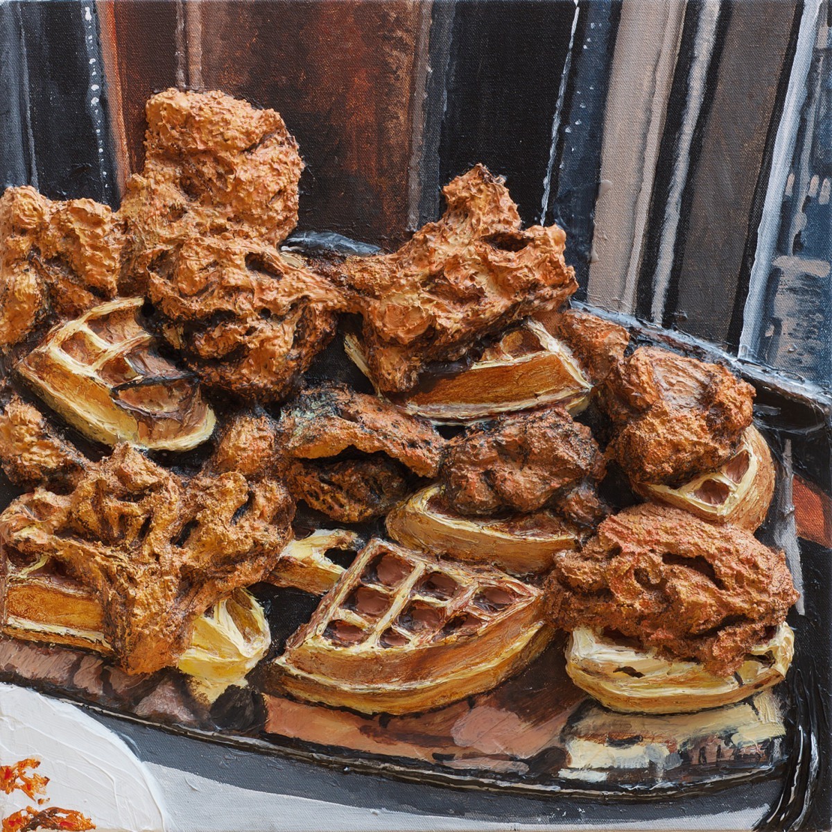 “FOOD PORN! (CHICKEN AND WAFFLES)”, 2012