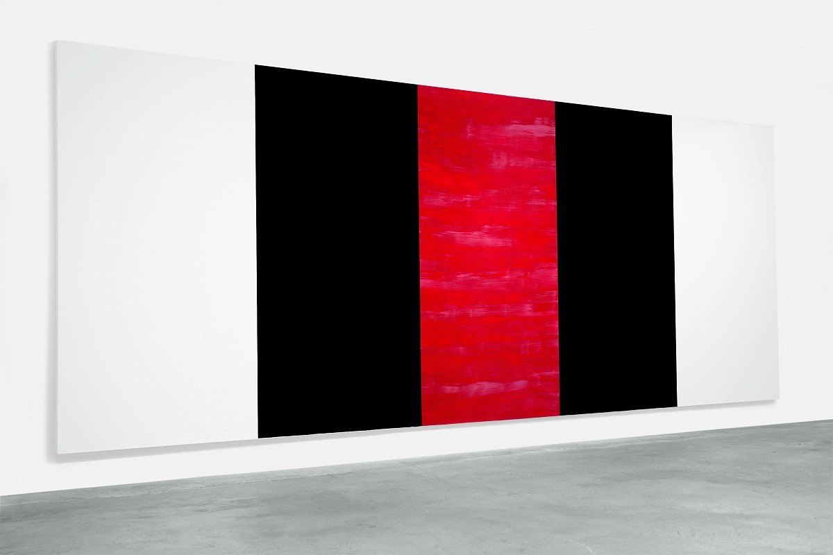 Untitled (White, Black, Red), 2001