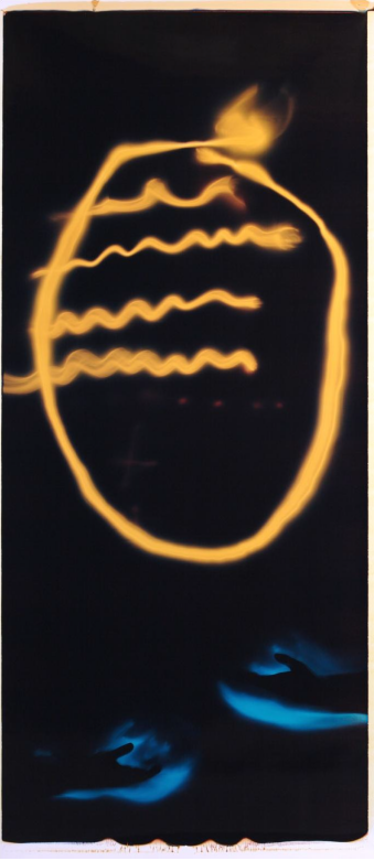 Large Polagram, 1990, 240 × 115 cm